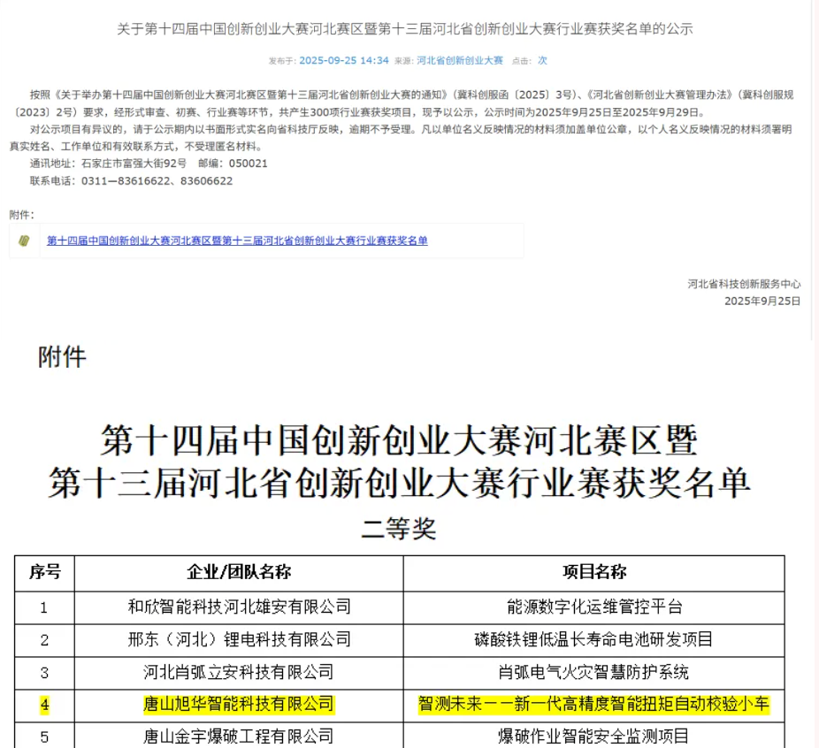 喜讯 | 唐山南宫28生物智能科技有限公司荣获省创新创业大赛二等奖！